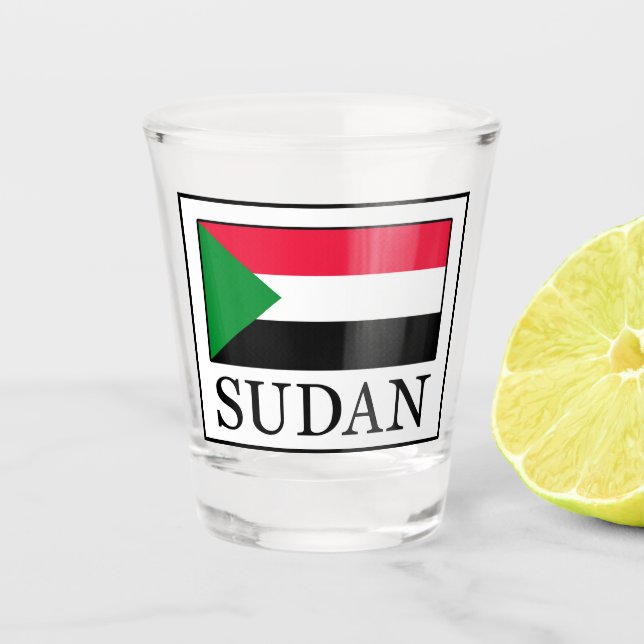 Sudan Shot Glass (Front)