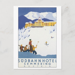 Sudbahn Hotel Semmering Austria Postcard