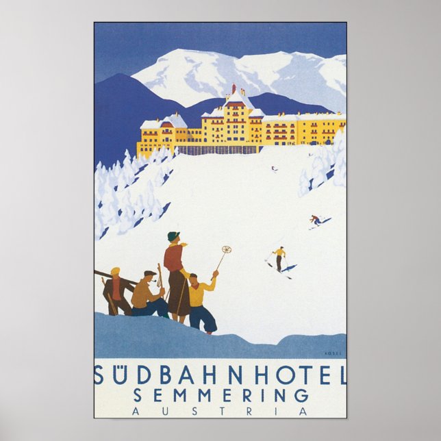 Sudbahn Hotel Semmering Austria Poster (Front)