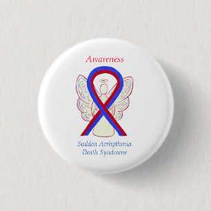 Sudden Arrhythmia Death Syndrome SADS Ribbon Pin