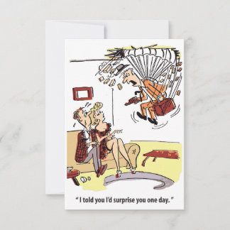 Sudden Surprise, Paratrooper, Funny Save The Date