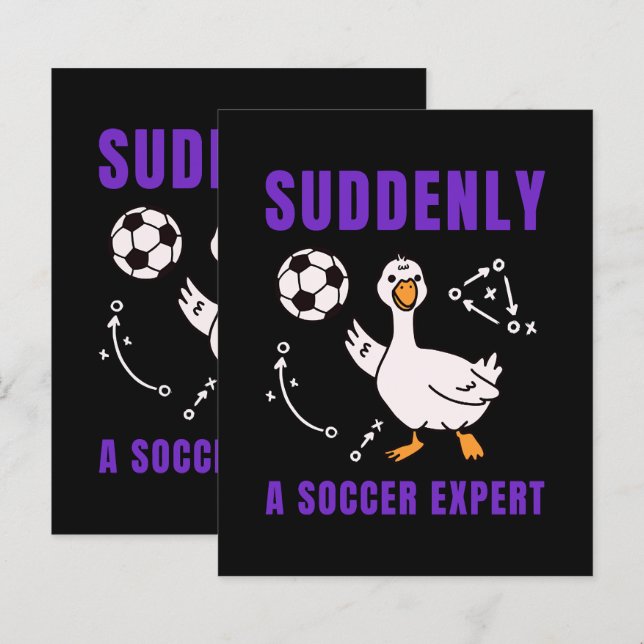 Suddenly a soccer expert (Front/Back)