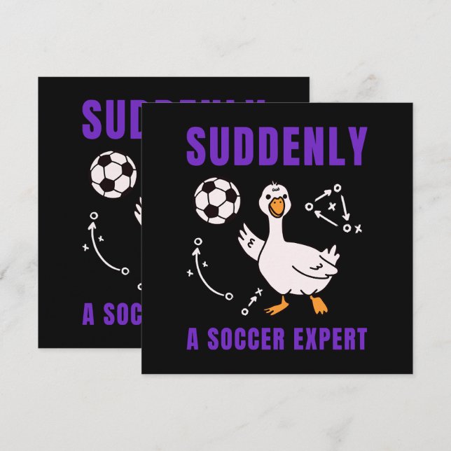 Suddenly a soccer expert (Front/Back)
