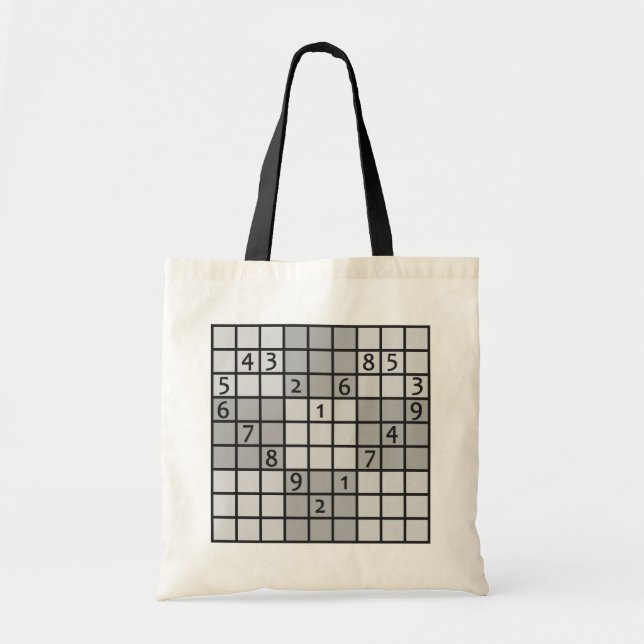 SUDOKU bags – choose style, colour (Front)