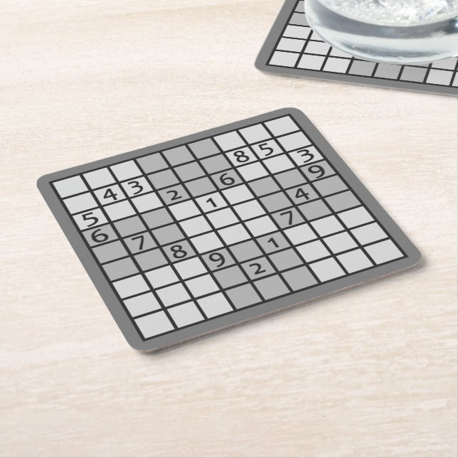 SUDOKU coasters (Angled)