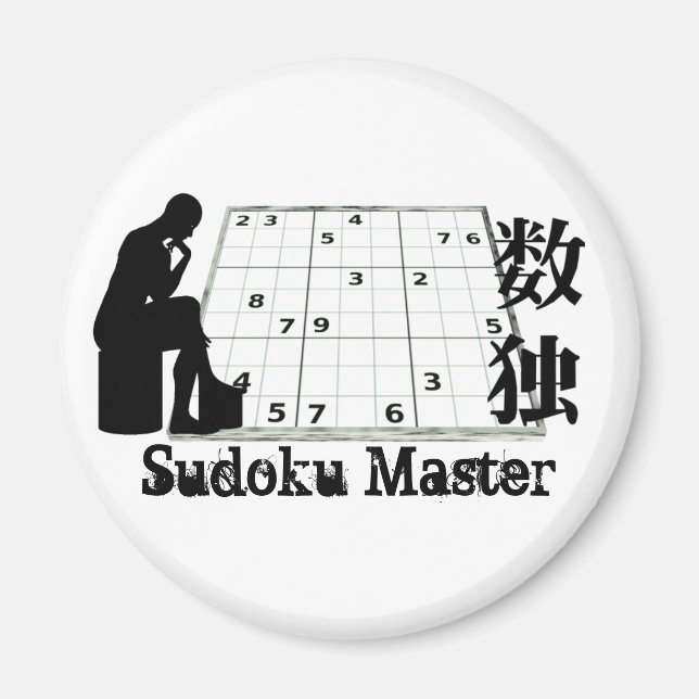 Sudoku Master Magnet (Front)