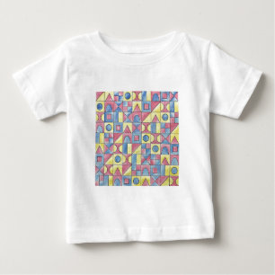 Sudoku One-Modern Minimalist Bauhaus Geometric Art Baby T-Shirt