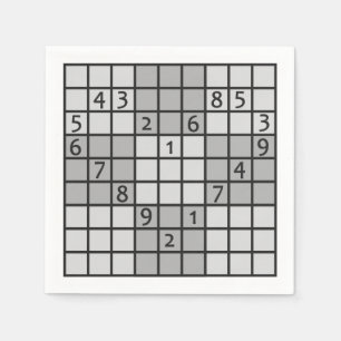 SUDOKU paper napkins