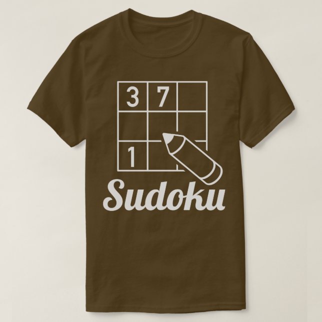 Sudoku puzzle 4 T-Shirt (Design Front)