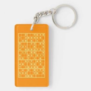 Sudoku Puzzle Key Ring