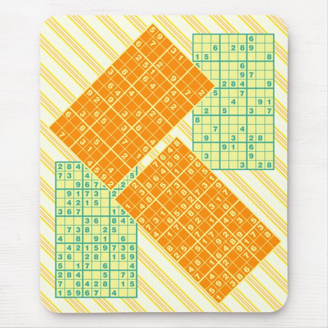 Sudoku Puzzles Mouse Pad (Front)