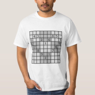 SUDOKU shirts – choose style, colour