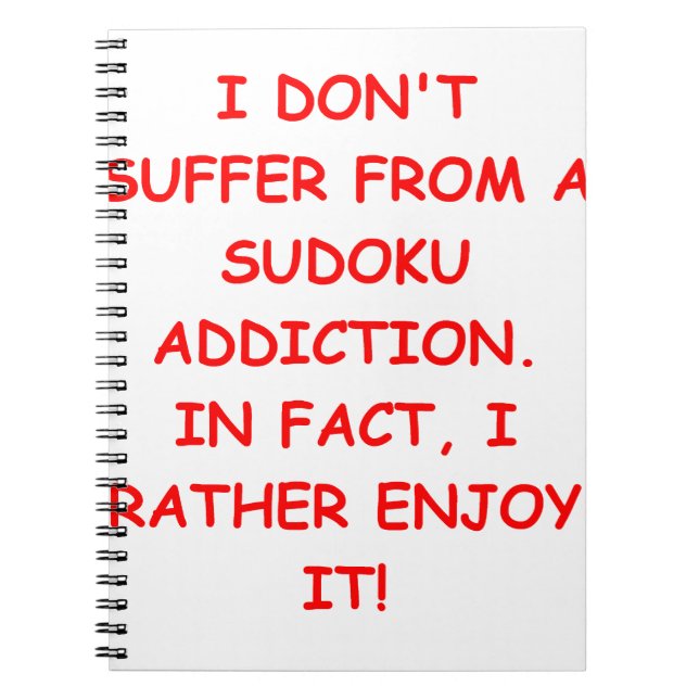 SUDOKU SPIRAL NOTEBOOK (Front)