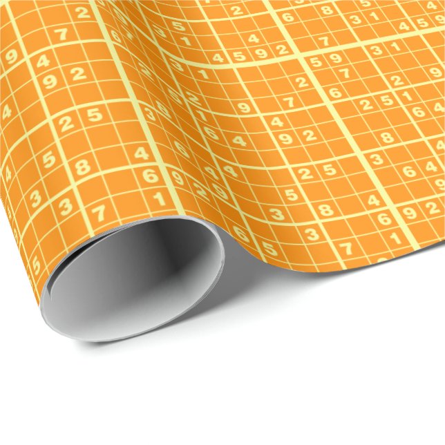 Sudoku Wrapping Paper (Roll Corner)