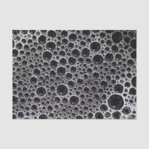 Sudsy soap bubbles tissue paper