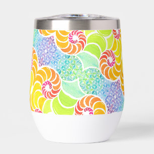 Sue Mosaic Wine Tumbler