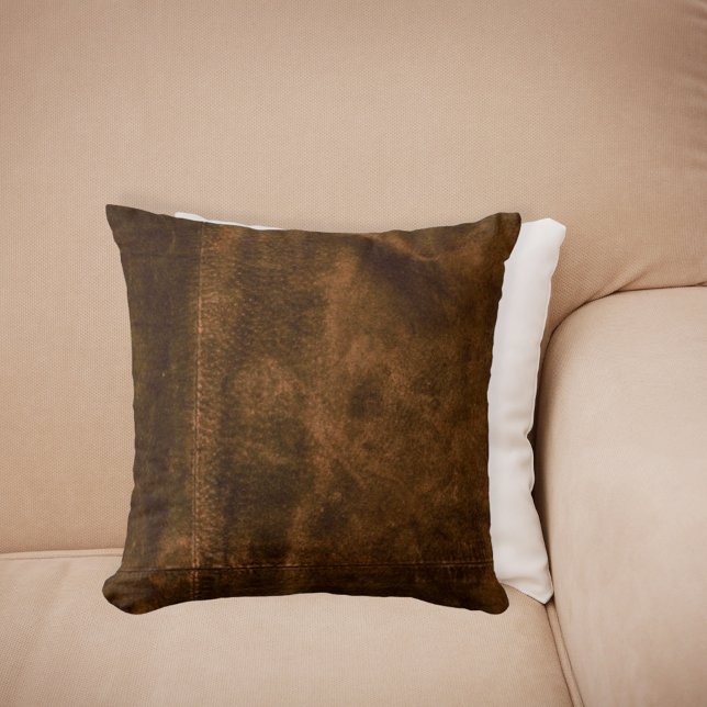 Suede Seam Look of Leather Cushion (Creator Uploaded)