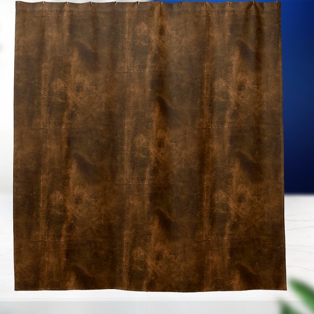 Suede Seam Look of Leather Shower Curtain (Creator Uploaded)