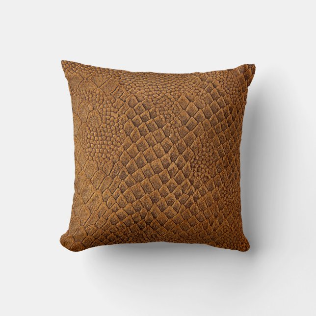 suede with beautiful patternpattern,snake,texture, cushion (Front)