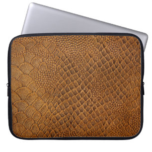 suede with beautiful patternpattern,snake,texture, laptop sleeve