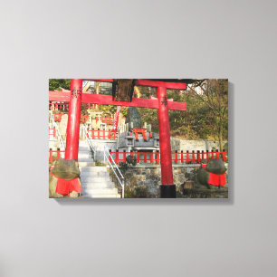 Suehiro Ogami Shrine (Fortune Frog Shrine) Canvas Print