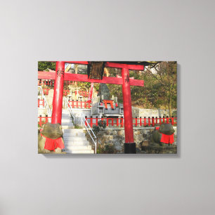 Suehiro Ogami Shrine (Fortune Frog Shrine) Canvas Print