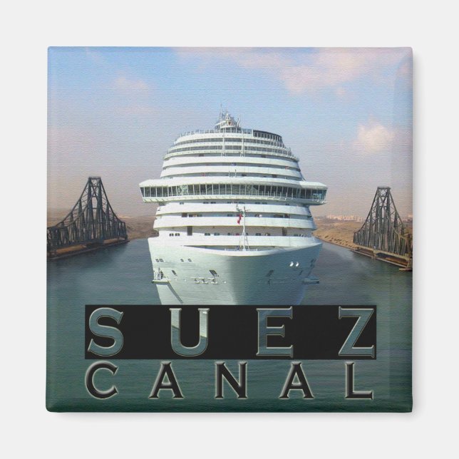 Suez Canal Magnet (Front)