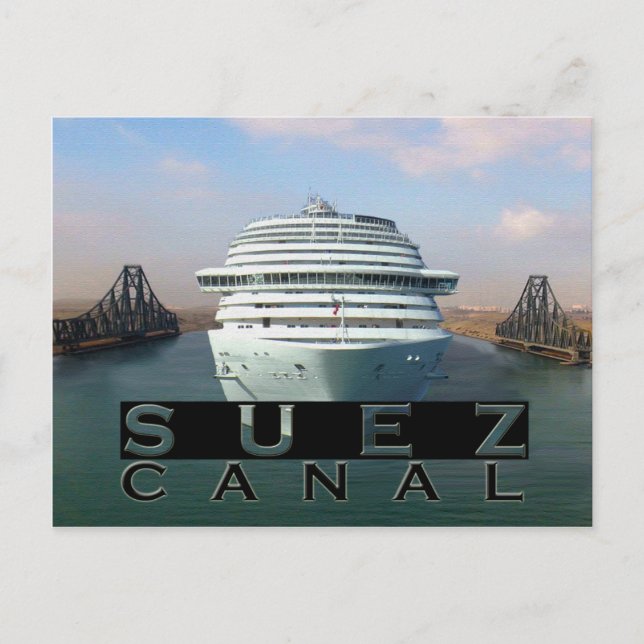 Suez Canal Postcard (Front)