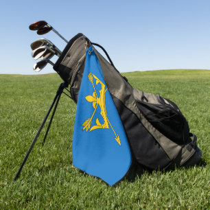 Suffolk county flag golf towel