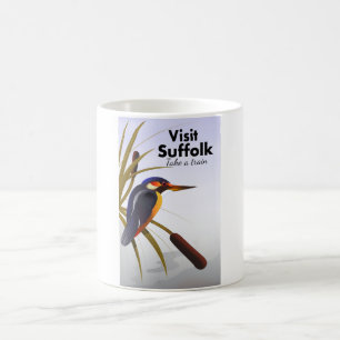Suffolk England Vintage Travel Art Coffee Mug