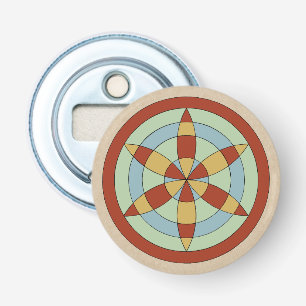 Suffolk Hexafoil (Daisy Wheel) Witch Mark Bottle Opener