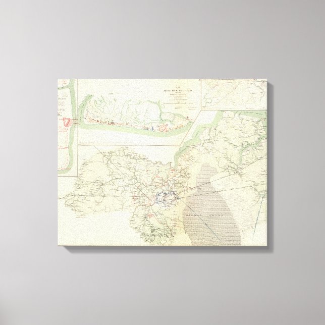 Suffolk & vicinity canvas print (Front)