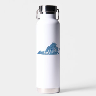 Suffolk Virginia Wood Grain Water Bottle