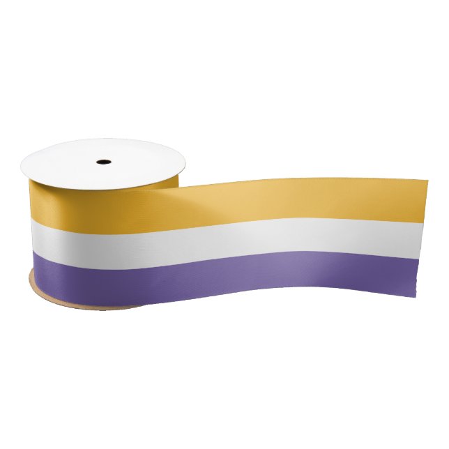 Suffrage Flag Womens RIghts Vote 19th Amendment Satin Ribbon (Spool)