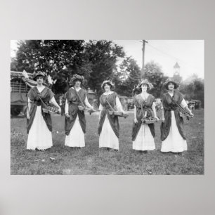 Suffrage Girls: 1913 Poster