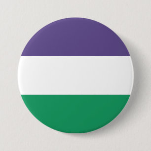 Suffragette Flag 7.5 Cm Round Badge