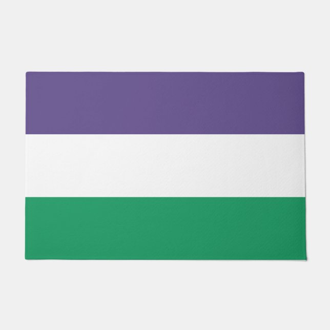 Suffragette Flag Doormat (Front)