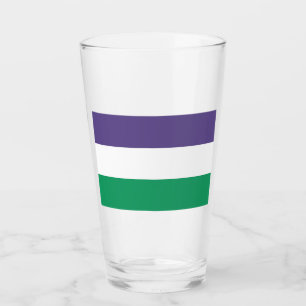 Suffragette Flag Glass