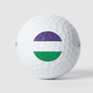 Suffragette Flag Golf Balls