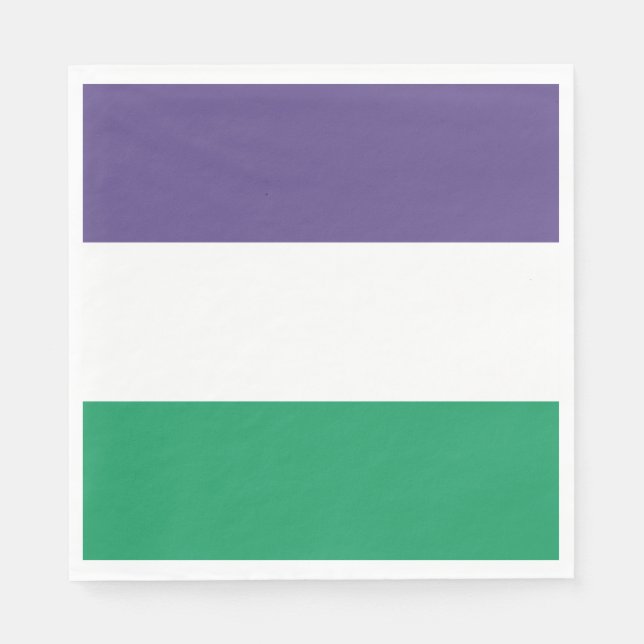 Suffragette Flag Napkin (Front)