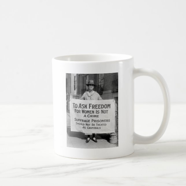 Suffragette for Alice Paul, 1917 Coffee Mug (Right)