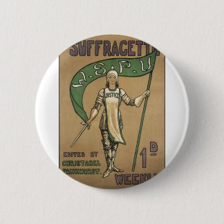 Suffragette Magazine 6 Cm Round Badge