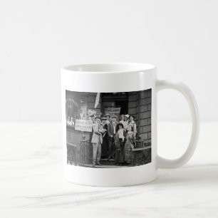 Suffragettes and Their Men, 1913 Coffee Mug