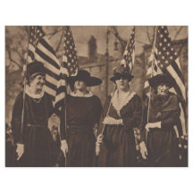 Suffragettes in Parade Scrapbook Paper