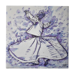 sufi whirling - NOVEMBER 19,2017 Tile