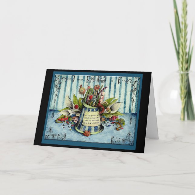 Sugar 6th year Wedding Anniversary gift card (Front)