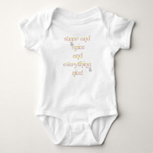 Sugar and Spice Baby Girl Bodysuit