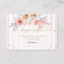 Sugar and spice Baby Shower Diaper Raffle