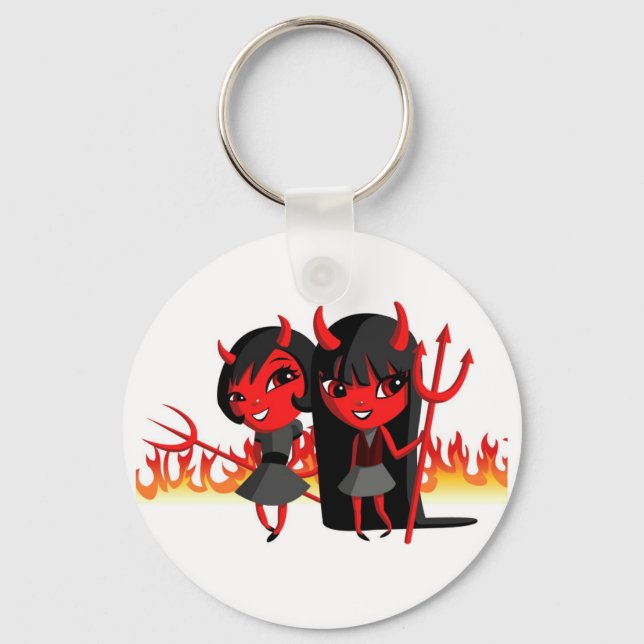 Sugar and Spice Key Ring (Front)
