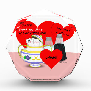 Sugar and Spice - Old Fashioned Valentine Card Art Photo Block